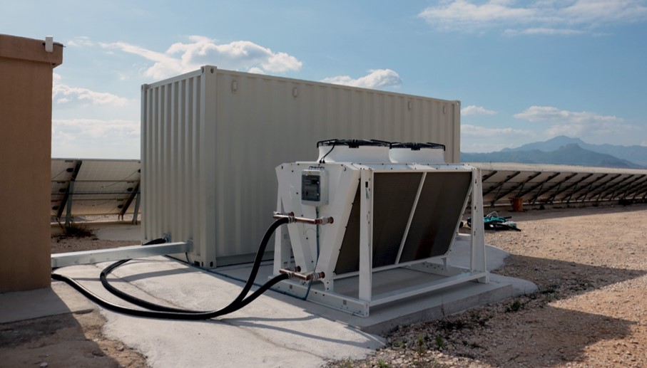 Solar-Powered Mining Container Project