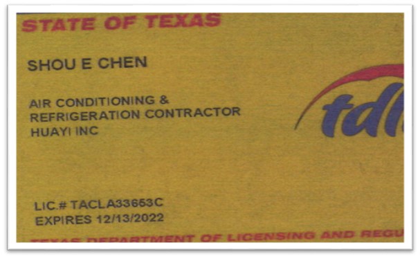 AC Contractor License